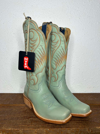 Women's Hyer Leawood Robin's Egg Cowhide Boot-Women's Boots-HYER Boots-Lucky J Boots & More, Women's, Men's, & Kids Western Store Located in Carthage, MO