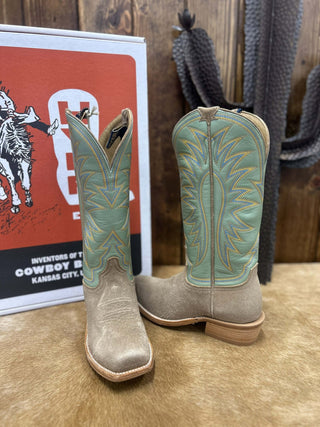 Women's Hyer Rose Hill Sand Roughout Boot-Women's Boots-HYER Boots-Lucky J Boots & More, Women's, Men's, & Kids Western Store Located in Carthage, MO