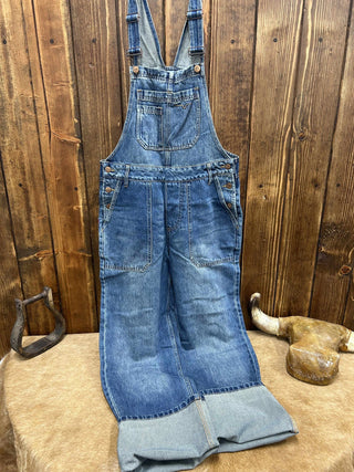 Women's Kimes Billy Dark Wash Overalls-Women's Denim-Kimes Ranch-Lucky J Boots & More, Women's, Men's, & Kids Western Store Located in Carthage, MO