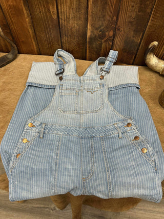 Women's Kimes Billy Pinstriped Overalls-Women's Denim-Kimes Ranch-Lucky J Boots & More, Women's, Men's, & Kids Western Store Located in Carthage, MO