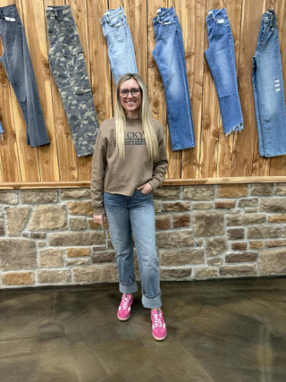 Women's Kimes Mia Mid Wash Jean-Women's Denim-Kimes Ranch-Lucky J Boots & More, Women's, Men's, & Kids Western Store Located in Carthage, MO