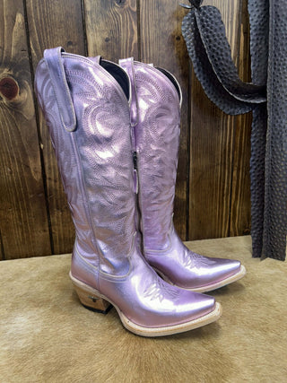 Women's Lane Lavender Metallic Smokeshow Boot-Women's Boots-Lane Boots-Lucky J Boots & More, Women's, Men's, & Kids Western Store Located in Carthage, MO