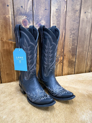Women's Lane Lexington Jet Black Boot-Women's Boots-Lane Boots-Lucky J Boots & More, Women's, Men's, & Kids Western Store Located in Carthage, MO