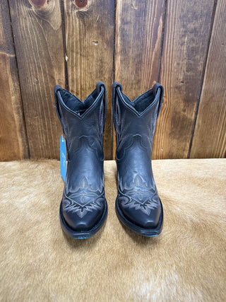 Women's Lane Lexington Jet Black Bootie-Women's Booties-Lane Boots-Lucky J Boots & More, Women's, Men's, & Kids Western Store Located in Carthage, MO