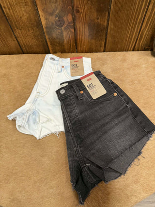 Women's Levi's 501 Original Shorts-Women's Denim-Levi's-Lucky J Boots & More, Women's, Men's, & Kids Western Store Located in Carthage, MO