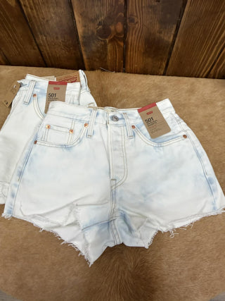 Women's Levi's 501 Original Shorts-Women's Denim-Levi's-Lucky J Boots & More, Women's, Men's, & Kids Western Store Located in Carthage, MO