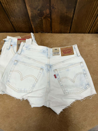 Women's Levi's 501 Original Shorts-Women's Denim-Levi's-Lucky J Boots & More, Women's, Men's, & Kids Western Store Located in Carthage, MO