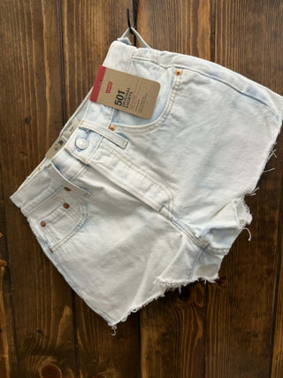 Women's Levi's 501 Original Shorts-Women's Denim-Levi's-Lucky J Boots & More, Women's, Men's, & Kids Western Store Located in Carthage, MO