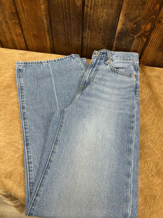 Women's Levi's Ribcage Wide Leg in Medium Wash-Women's Denim-Levi's-Lucky J Boots & More, Women's, Men's, & Kids Western Store Located in Carthage, MO