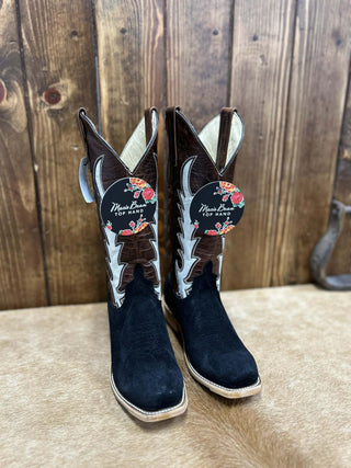 Women's Macie Bean Black Suede Boot-Women's Boots-Macie Bean-Lucky J Boots & More, Women's, Men's, & Kids Western Store Located in Carthage, MO