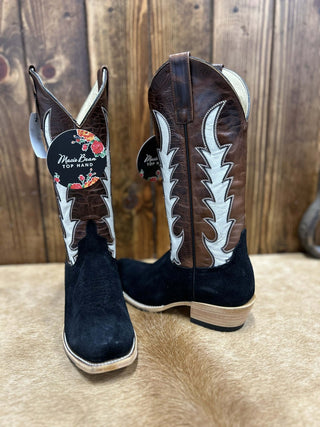 Women's Macie Bean Black Suede Boot-Women's Boots-Macie Bean-Lucky J Boots & More, Women's, Men's, & Kids Western Store Located in Carthage, MO
