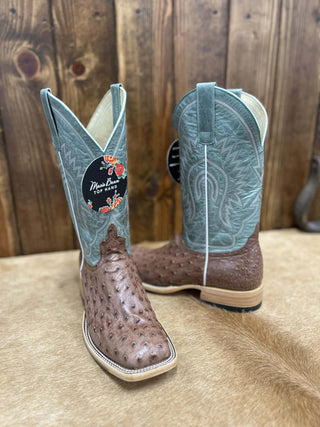 Women's Macie Bean Kango Tobacco FQ Ostrich Boot-Women's Boots-Macie Bean-Lucky J Boots & More, Women's, Men's, & Kids Western Store Located in Carthage, MO