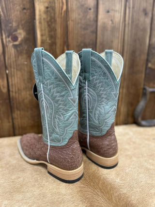Women's Macie Bean Kango Tobacco FQ Ostrich Boot-Women's Boots-Macie Bean-Lucky J Boots & More, Women's, Men's, & Kids Western Store Located in Carthage, MO