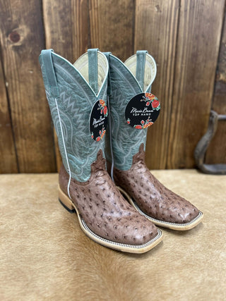 Women's Macie Bean Kango Tobacco FQ Ostrich Boot-Women's Boots-Macie Bean-Lucky J Boots & More, Women's, Men's, & Kids Western Store Located in Carthage, MO
