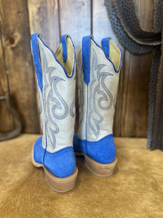 Women's R. Watson Neon Blue Boar Boot-Women's Boots-R. Watson-Lucky J Boots & More, Women's, Men's, & Kids Western Store Located in Carthage, MO