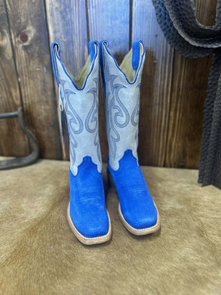 Women's R. Watson Neon Blue Boar Boot-Women's Boots-R. Watson-Lucky J Boots & More, Women's, Men's, & Kids Western Store Located in Carthage, MO
