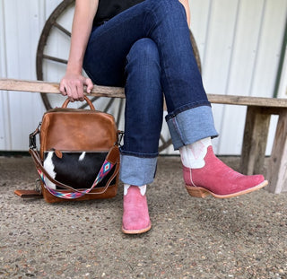 Women's R. Watson Rose Boar Boot-Women's Boots-R. Watson-Lucky J Boots & More, Women's, Men's, & Kids Western Store Located in Carthage, MO