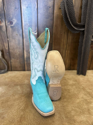 Women's R. Watson Turquoise Boar Boot-Women's Boots-R. Watson-Lucky J Boots & More, Women's, Men's, & Kids Western Store Located in Carthage, MO