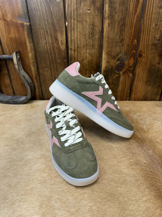 Women's Shu Shop Olive Suede Peaches Shoe - Lucky J Boots & More