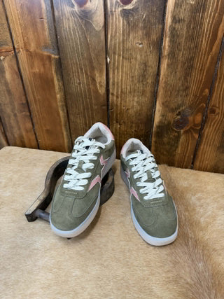 Women's Shu Shop Olive Suede Peaches Shoe - Lucky J Boots & More