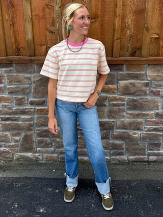 Women's Vervet Eva High Rise Cuffed Slim Wide Leg Jean - Lucky J Boots & More