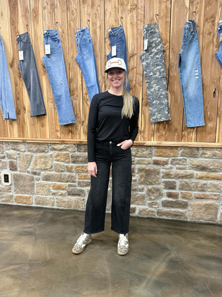 Women's Vervet Hannah High Rise Barrel Jean-Women's Denim-Flying Monkey-Lucky J Boots & More, Women's, Men's, & Kids Western Store Located in Carthage, MO