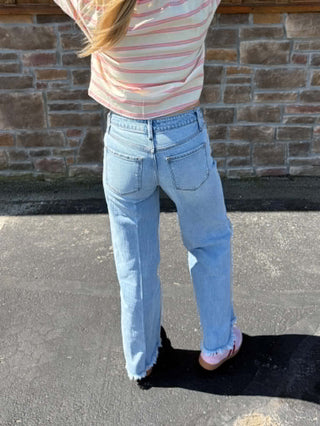 Women's Vervet Julia High Rise Wide Leg Jean - Lucky J Boots & More