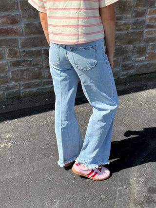 Women's Vervet Julia High Rise Wide Leg Jean - Lucky J Boots & More