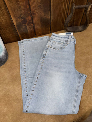 Women's Vervet June High Rise Slim Wide Leg Jean - Lucky J Boots & More