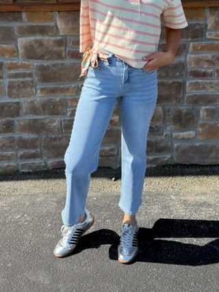 Women's Vervet June High Rise Slim Wide Leg Jean - Lucky J Boots & More