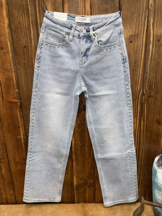Women's Vervet June High Rise Slim Wide Leg Jean - Lucky J Boots & More