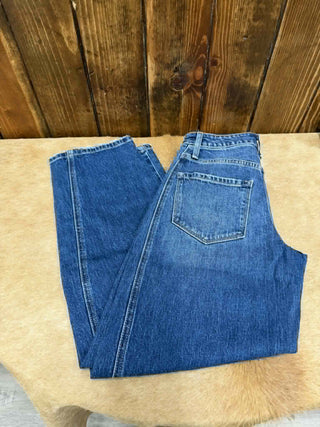 Women's Vervet Stella High Rise Barrel Jean-Women's Denim-Flying Monkey-Lucky J Boots & More, Women's, Men's, & Kids Western Store Located in Carthage, MO