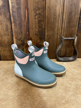 Women's Xtratuf 6" Ankle Deck Boot-Women's Rain Boots-XTRATUF-Lucky J Boots & More, Women's, Men's, & Kids Western Store Located in Carthage, MO