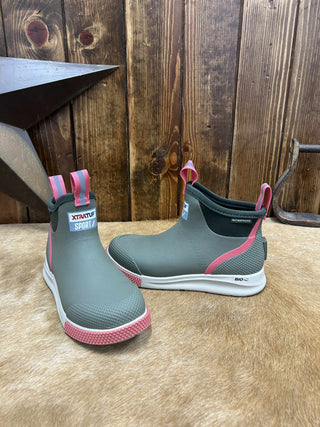 Women's Xtratuf 6" Ankle Deck Boot Sport-Women's Rain Boots-XTRATUF-Lucky J Boots & More, Women's, Men's, & Kids Western Store Located in Carthage, MO