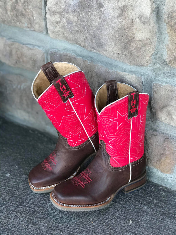 Kid's Puffy Stars Tin Haul-Kids Boots-Tin Haul-Lucky J Boots & More, Women's, Men's, & Kids Western Store Located in Carthage, MO