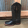 Ariat Black Caiman Belly Exotic Square Toe Boot-Women's Boots-Ariat-Lucky J Boots & More, Women's, Men's, & Kids Western Store Located in Carthage, MO