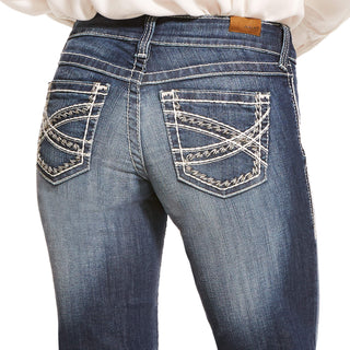 Women's Ariat Marine Mid Rise Trouser-Women's Denim-Ariat-Lucky J Boots & More, Women's, Men's, & Kids Western Store Located in Carthage, MO