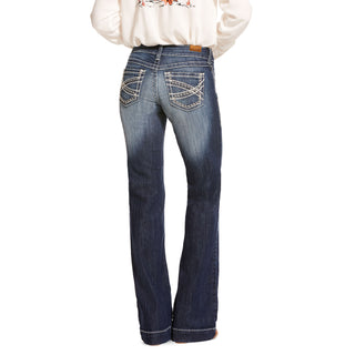 Women's Ariat Marine Mid Rise Trouser-Women's Denim-Ariat-Lucky J Boots & More, Women's, Men's, & Kids Western Store Located in Carthage, MO