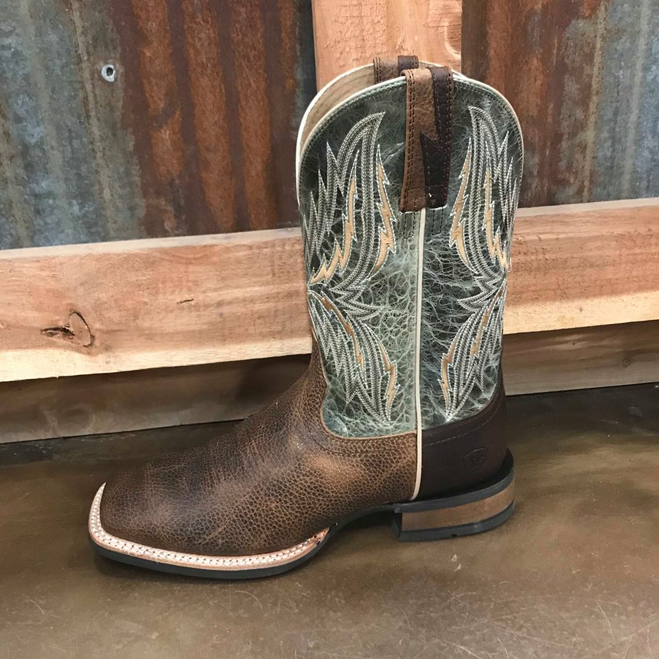 Men's Ariat Arena Rebound Square Toe Boot-Men's Boots-Ariat-Lucky J Boots & More, Women's, Men's, & Kids Western Store Located in Carthage, MO