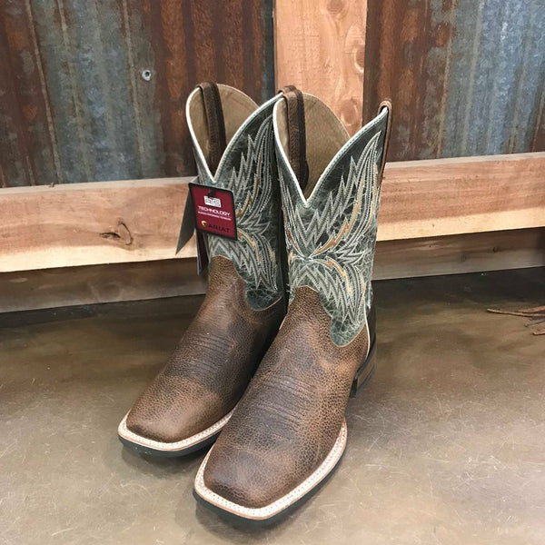 Men's Ariat Arena Rebound Square Toe Boot-Men's Boots-Ariat-Lucky J Boots & More, Women's, Men's, & Kids Western Store Located in Carthage, MO