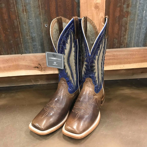 Traditional VentTek Square Toe Boot in Fresh Wheat *FINAL SALE*-Men's Boots-Ariat-Lucky J Boots & More, Women's, Men's, & Kids Western Store Located in Carthage, MO