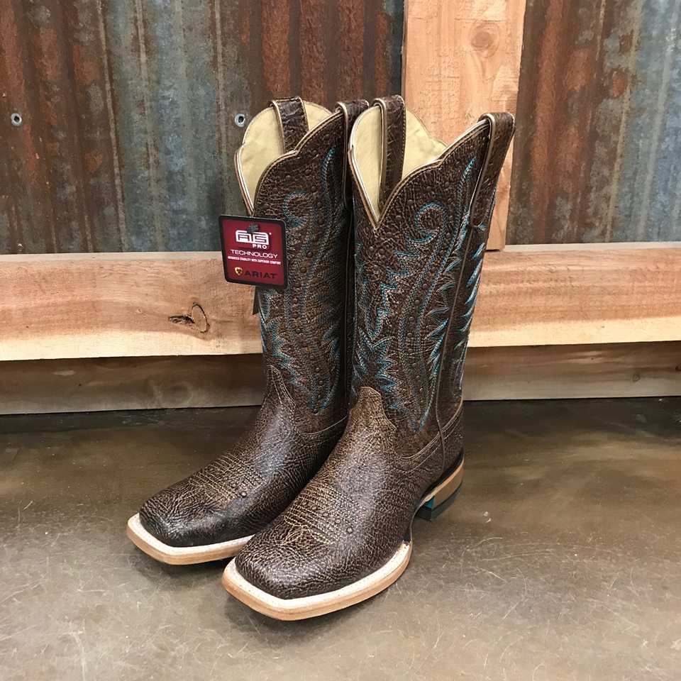 Ariat Women's Montage Crackle Square Toe Boot-Women's Boots-Ariat-Lucky J Boots & More, Women's, Men's, & Kids Western Store Located in Carthage, MO