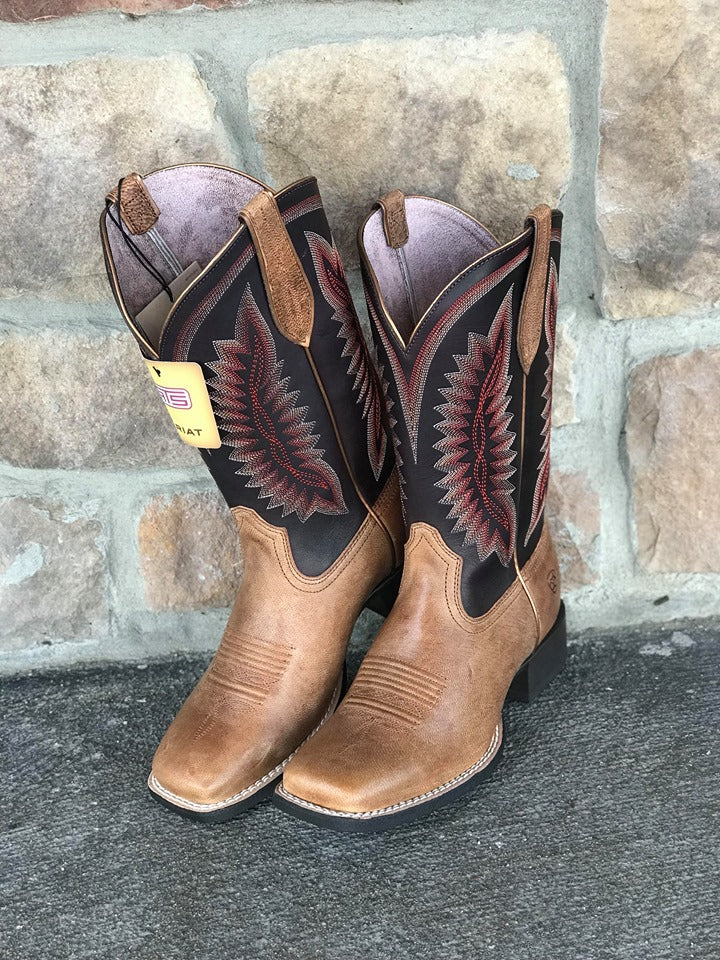 Women's Ariat Quickdraw Legacy Square Toe Boot-Women's Boots-Ariat-Lucky J Boots & More, Women's, Men's, & Kids Western Store Located in Carthage, MO