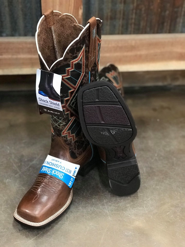 Women's Ariat Jackpot Square Toe Boot-Women's Boots-Ariat-Lucky J Boots & More, Women's, Men's, & Kids Western Store Located in Carthage, MO