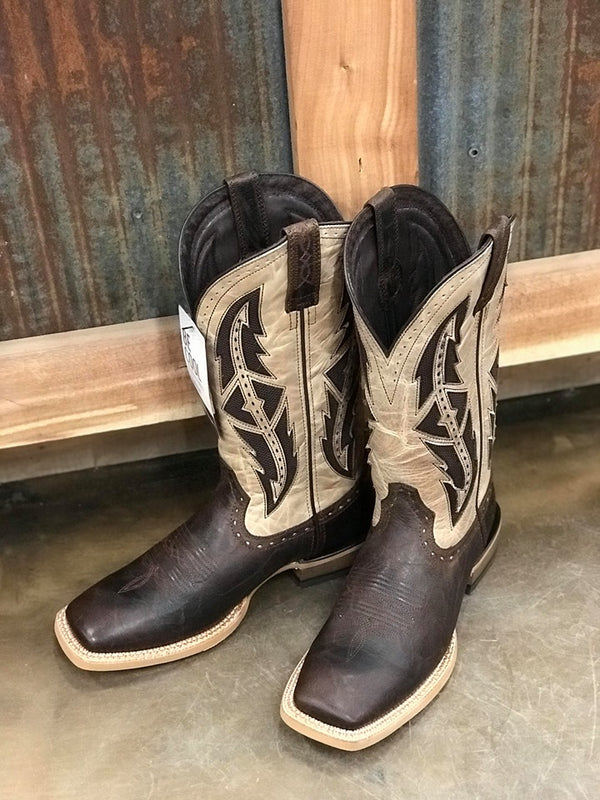 Men's Ariat Cowhand VentTEK Square Toe Boot in Blanched Pottery-Men's Boots-Ariat-Lucky J Boots & More, Women's, Men's, & Kids Western Store Located in Carthage, MO