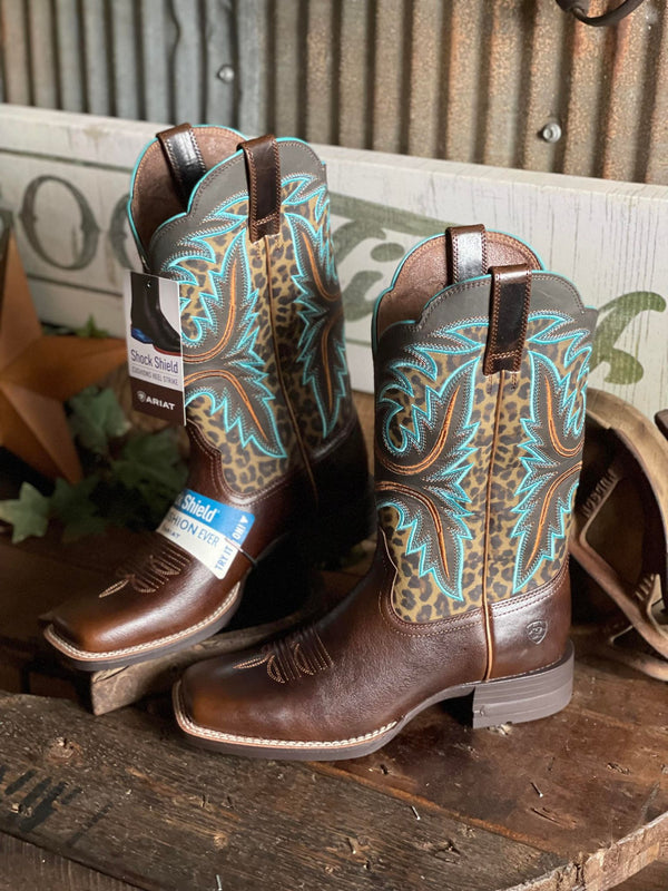 Ariat Women's Lonestar Square Toe Boot-Women's Boots-Ariat-Lucky J Boots & More, Women's, Men's, & Kids Western Store Located in Carthage, MO