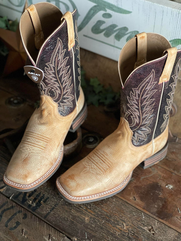 Men's Ariat Riding High Boots in Dessert Tan-Men's Boots-Ariat-Lucky J Boots & More, Women's, Men's, & Kids Western Store Located in Carthage, MO