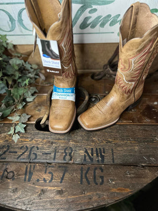 Womens Ariat Rockdale Square Toe Boot-Women's Boots-Ariat-Lucky J Boots & More, Women's, Men's, & Kids Western Store Located in Carthage, MO