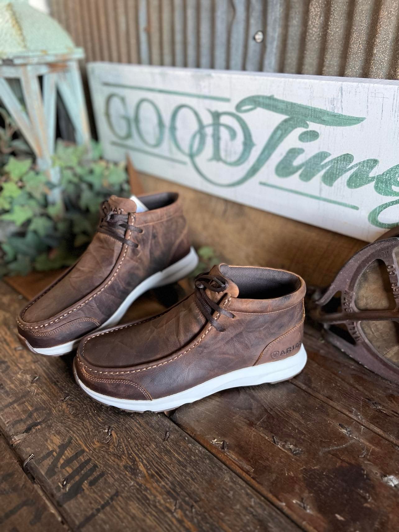 Men's Ariat Spitfire Shoes in Sorrel Crunch-Men's Casual Shoes-Ariat-Lucky J Boots & More, Women's, Men's, & Kids Western Store Located in Carthage, MO