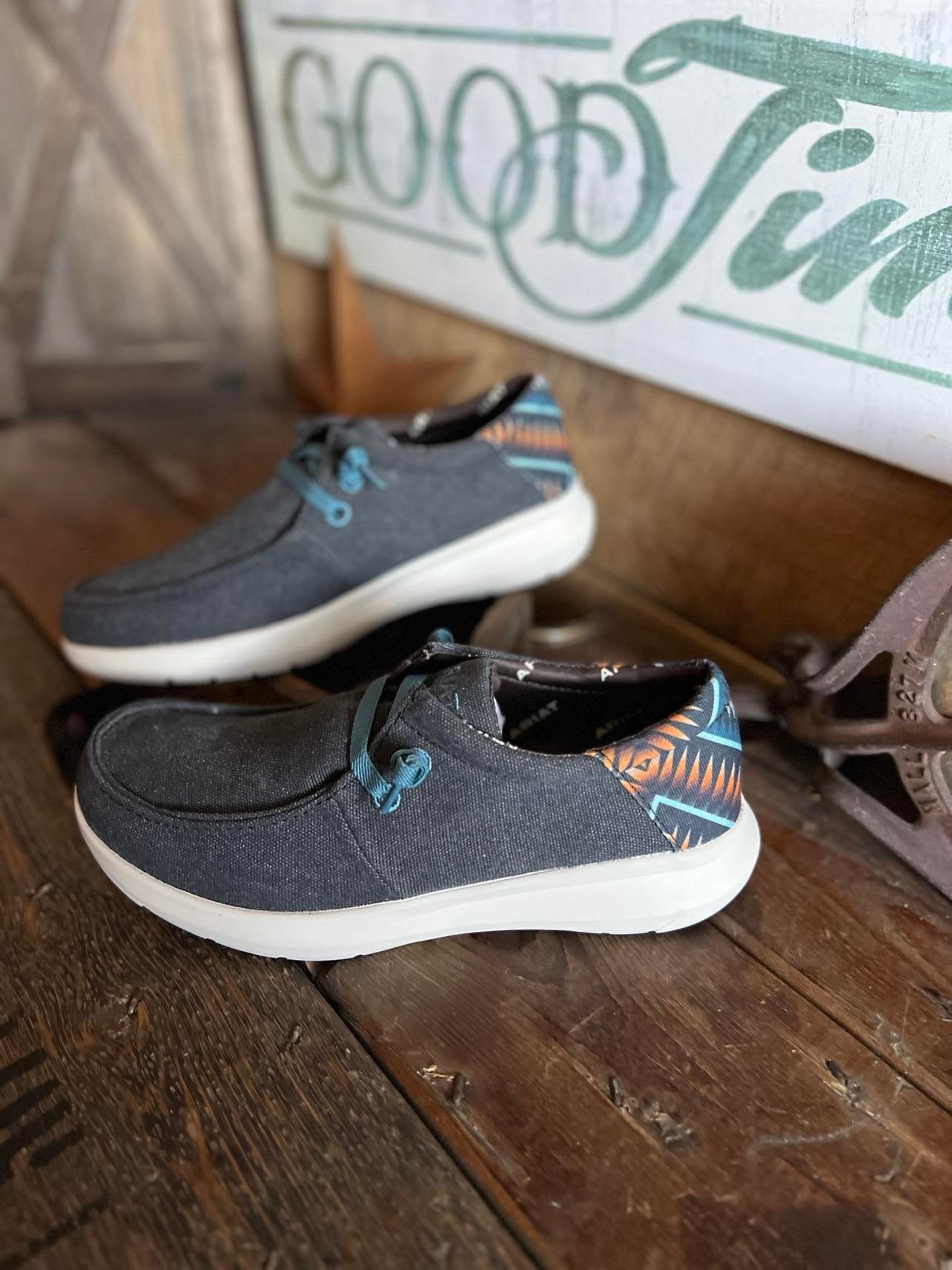 Men's Ariat Charcoal Blue Hilo-Men's Casual Shoes-Ariat-Lucky J Boots & More, Women's, Men's, & Kids Western Store Located in Carthage, MO